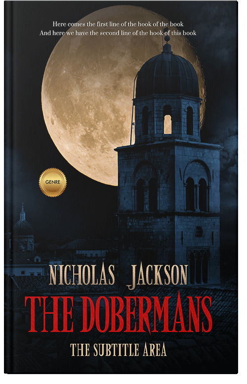 Front view of Antique Brass #2642 - Premade Romance Book Cover