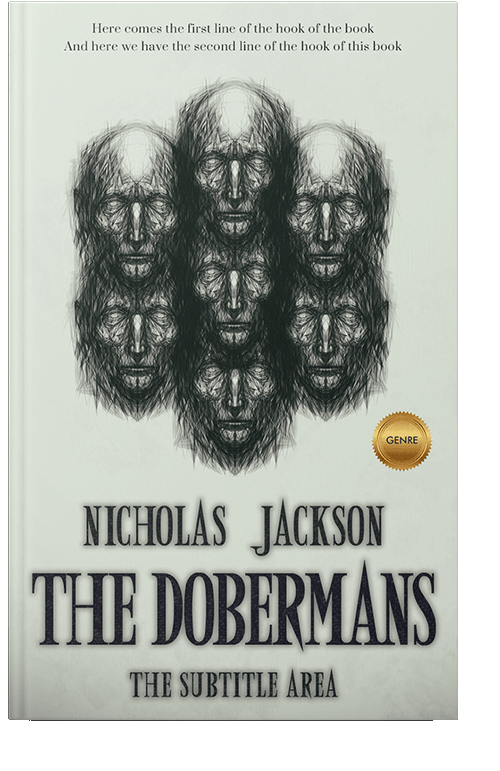 Front view of Outer Space #2645 - Premade Abstract Book Cover