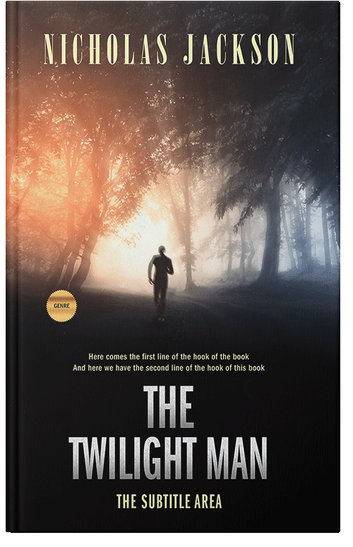 Front view of Premade Mystery & Thriller & Suspense Book Cover - Cocoa Brown