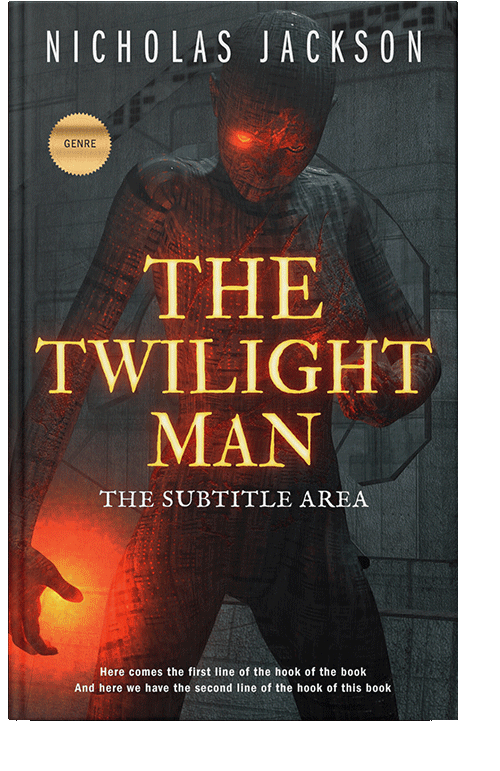 Front view of Mine Shaft #2668 - Premade Science Fiction Book Cover