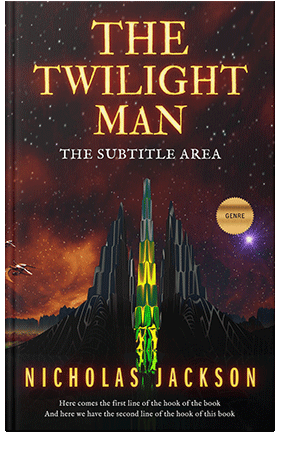 Pre Made Book Cover Night Rider