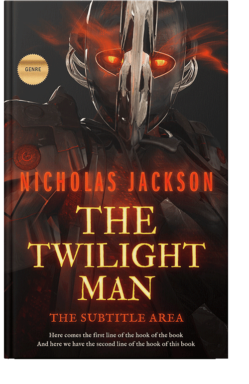 Front view of Coffee Bean #2671 - Premade Science Fiction Book Cover