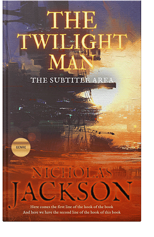 Pre Made Book Cover Nutmeg