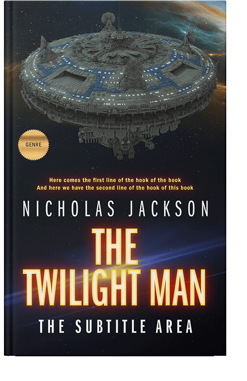 Front view of Baltic Sea #2673 - Premade Science Fiction Book Cover