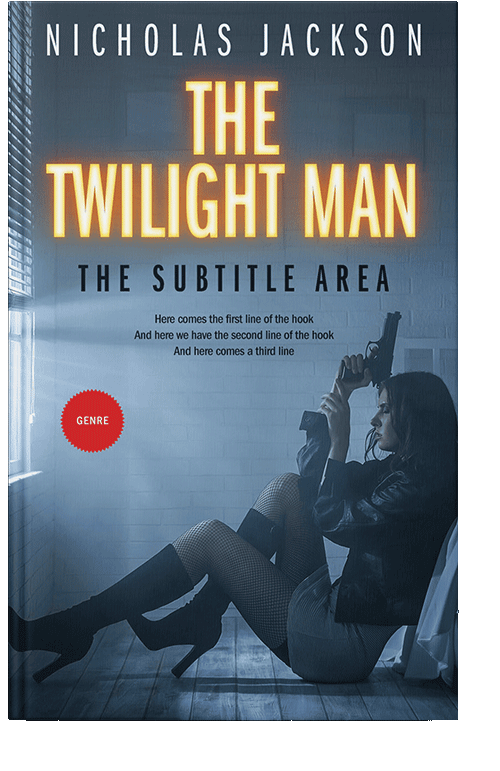 Front view of Pickled Bluewood #2674 - Premade Mystery & Thriller & Suspense Book Cover