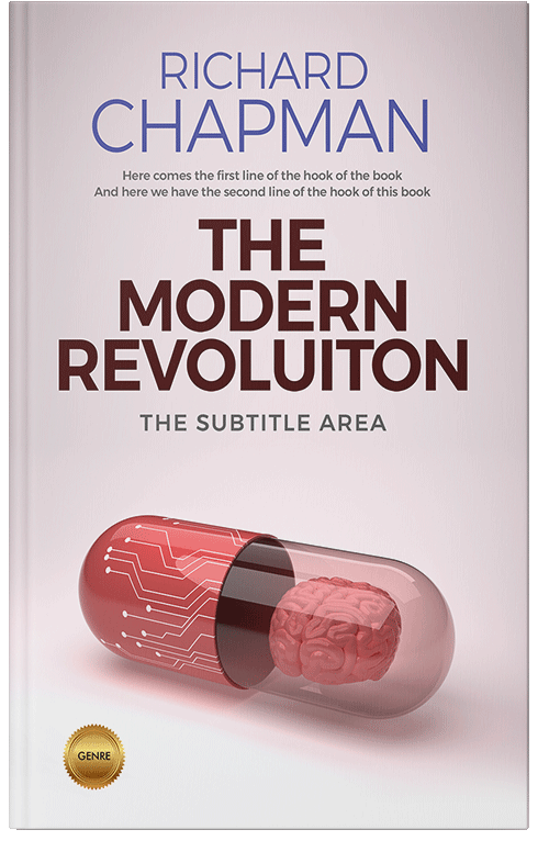 Front view of Premade Science & Nature Book Cover - Soft Peach