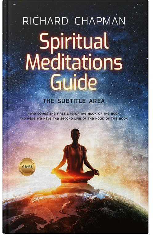 Front view of Double Spanish White #2707 - Premade Religion & Spirituality Book Cover