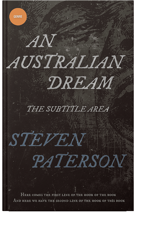 Front view of Zeus #2717 - Premade Apocalyptica Book Cover