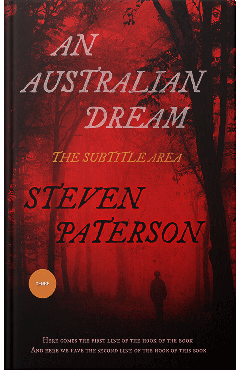 Front view of Premade Horror Book Cover - Thunderbird