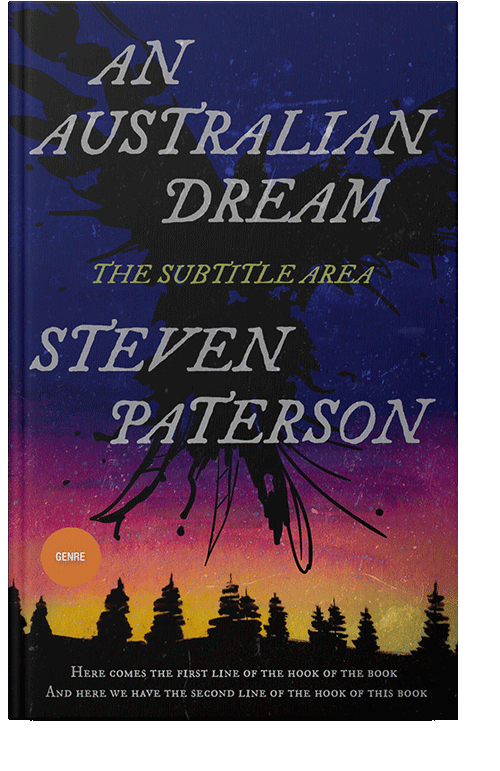 Front view of Santa Fe #2725 - Premade Horror Book Cover