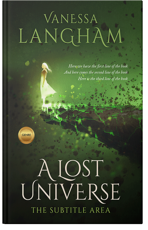 Front view of Mallard #2727 - Premade Fantasy Book Cover