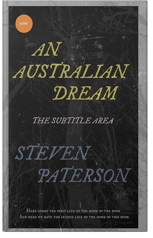 Front view of Premade Mystery & Thriller & Suspense Book Cover - Cod Gray