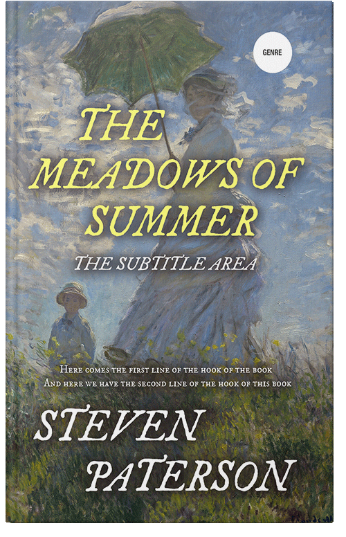 Front view of Premade Romance Book Cover - Corduroy