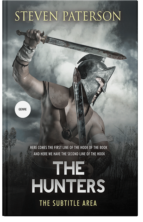 Front view of Premade Historical Book Cover - Heavy Metal