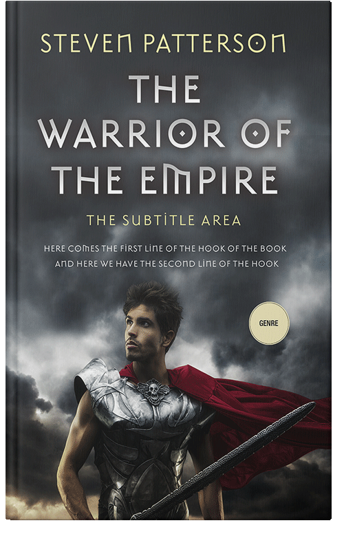 Front view of Premade Historical Book Cover - Tuna