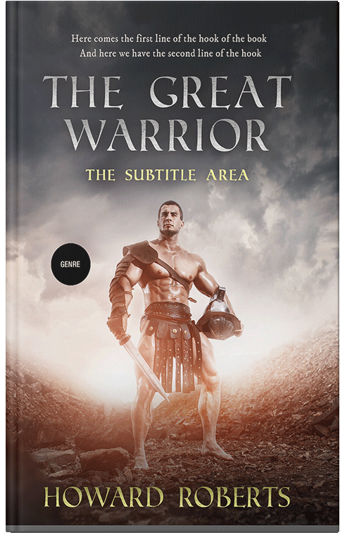 Front view of Soft Amber #2742 - Premade Historical Book Cover