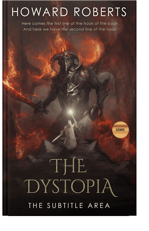 Front view of Tamarind #2751 - Premade Apocalyptica Book Cover