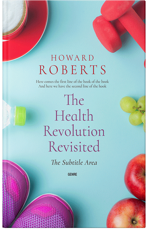 Front view of Powder Blue #2760 - Premade Health & Dieting & Fitness Book Cover