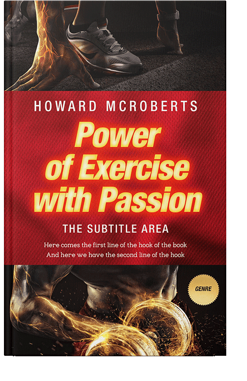 Front view of Burnt Sienna #2763 - Premade Health & Dieting & Fitness Book Cover