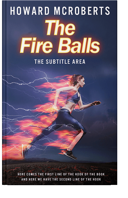 Front view of Martinique #2770 - Premade Action & Adventure Book Cover