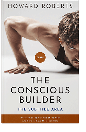 Pre Made Book Cover Cocoa Brown