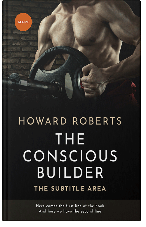 Front view of Premade Sports & Fitness Book Cover - Rangoon Green