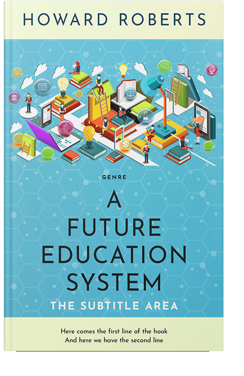 Front view of Viking #2794 - Premade Abstract Book Cover