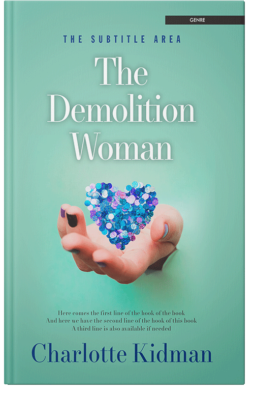 Front view of Monte Carlo #2804 - Premade Abstract Book Cover