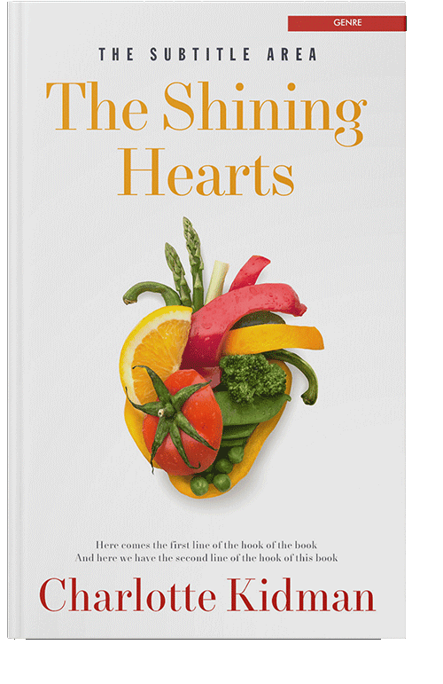 Front view of Seashell #2809 - Premade Health & Dieting & Fitness Book Cover