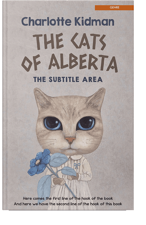 Front view of Silver Rust #2812 - Premade Chick Lit Book Cover