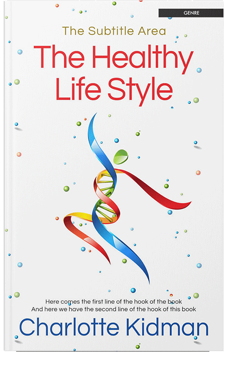 Front view of Punch #2813 - Premade Health & Mind & Body Book Cover