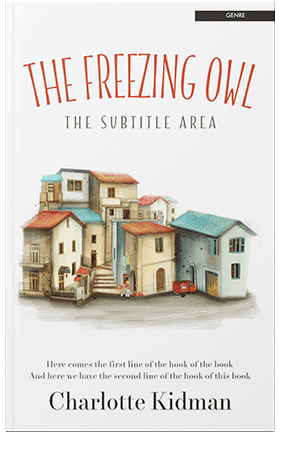 Pre Made Book Cover Moon Mist