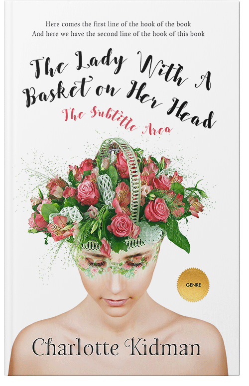 Front view of Bone #2819 - Premade Abstract Book Cover