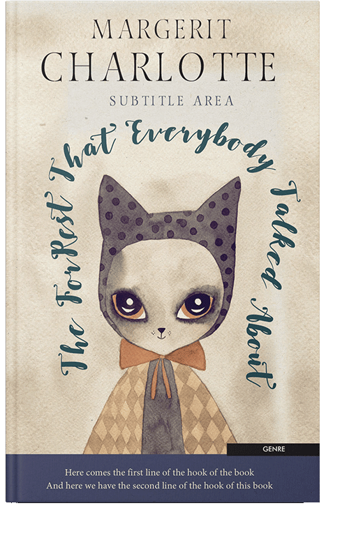 Front view of Aths Special #2820 - Premade Children's Book Cover