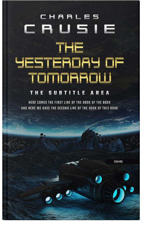 Front view of Bunker #2826 - Premade Science Fiction Book Cover