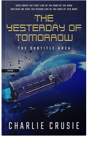 Pre Made Book Cover Violet