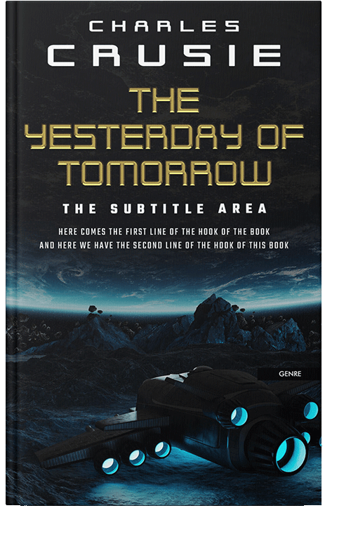 Front view of Bunker #2831 - Premade Science Fiction Book Cover