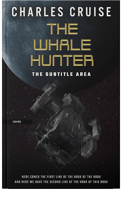 Front view of Woodsmoke #2841 - Premade Science Fiction Book Cover