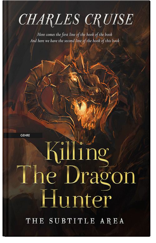 Front view of Asphalt #2858 - Premade Apocalyptica Book Cover