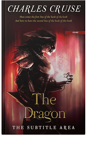 Pre Made Book Cover New York Pink