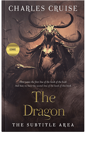 Pre Made Book Cover Cocoa Brown