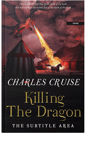 Pre Made Book Cover Antique Brass