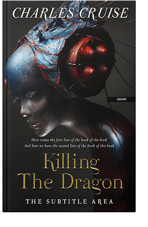 Pre Made Book Cover Cod Gray