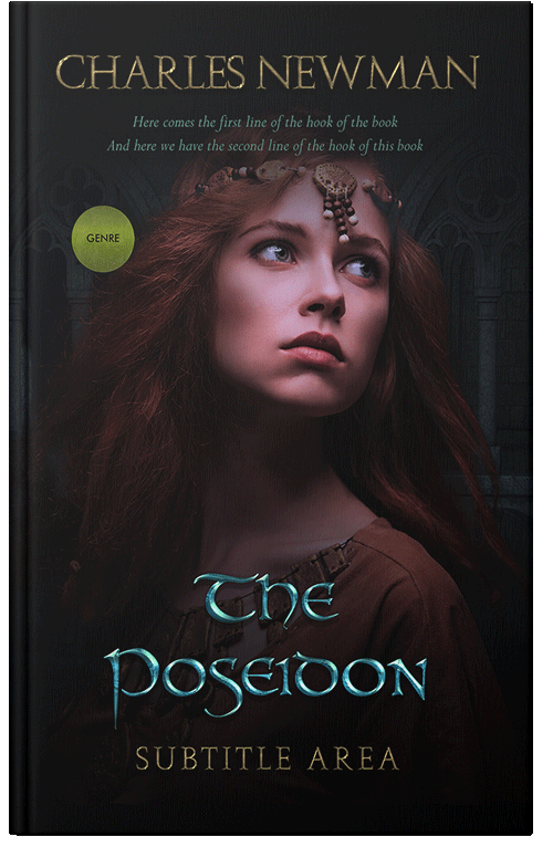 Front view of Gondola #2873 - Premade Fantasy Book Cover