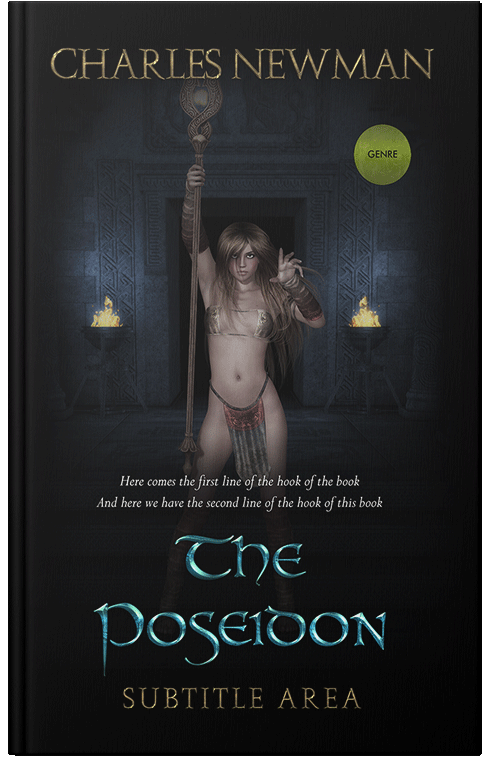 Front view of Premade Fantasy Book Cover - Woodsmoke