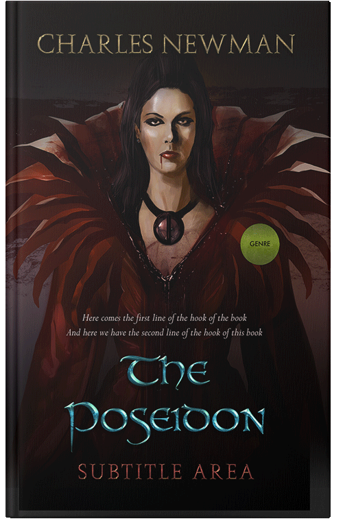 Front view of Asphalt #2882 - Premade Fantasy Book Cover