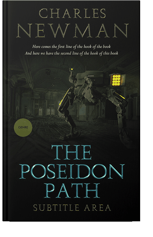 Front view of Rangoon Green #2885 - Premade Science Fiction Book Cover