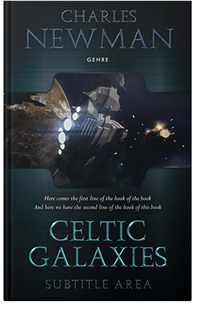 Pre Made Book Cover Ebony