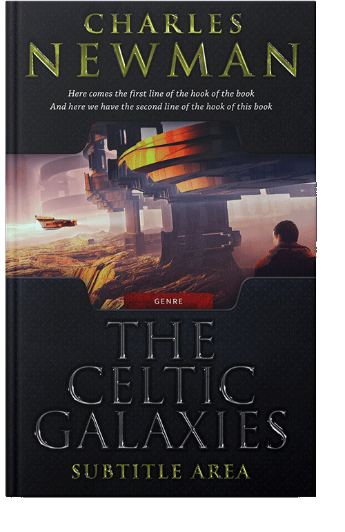 Front view of Brandy Rose #2893 - Premade Science Fiction Book Cover