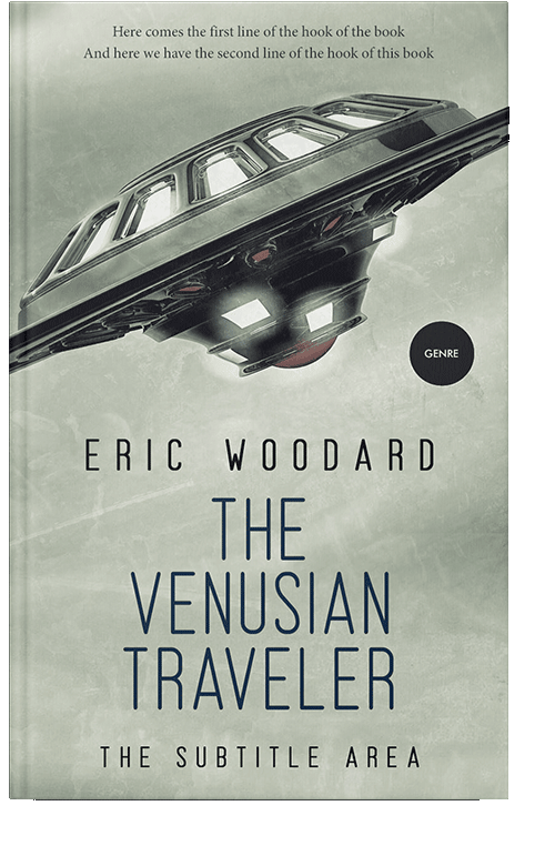 Front view of Kangaroo #2902 - Premade Science Fiction Book Cover